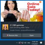 Advert delivered by welftheraz[.]space website 2