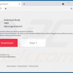 Website used to promote MyIncognitoSearch browser hijacker (Chrome)