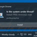 profitsurvey.live ads notification 3