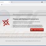 mysearchconverters browser hijacker deceptive promoter