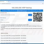 Ripple (XRT) giveaway scam website (promotions-rewards[.]org)