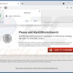 Website used to promote MyADBlocksSearch browser hijacker