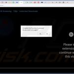 one dark browser hijacker deceptive website used for promotion
