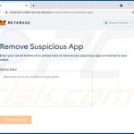 Metamask-themed phishing site (2022-02-01)