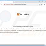METAMASK-themed phishing site - recover-metamask.net