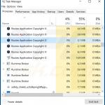 Routes adware process in Task Manager - Routes Application Copyright ©