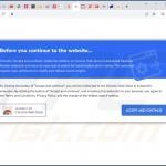 Website promoting Rainbow Blocker adware 1