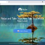 Website used to promote MyZen Tab browser hijacker 1