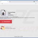 Website used to promote cleanHistory browser hijacker (sample 1)