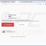 Keep It Secure browser hijacker-promoting site (sample 1)