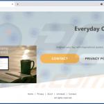 Website promoting Everyday Quote adware 1