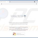 scroll to top adware deceptive website promoting adware