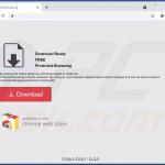 Deceptive site used to promote Protected-Browsing browser hijacker (sample 1)