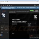 sapphire miner promoted on hacker forum