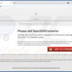 Website used to promote SearchHDConverter browser hijacker 3