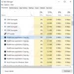 Healthiness adware process on Task Manager (Healthiness application copyright)