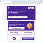 FedEx PACKAGE WAITING POP-UP Scam (2022-08-30)