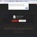 Website used to promote Togo tab browser hijacker 1