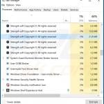 Strength adware in Task Manager - Strength soft Copyright © All rights reserved