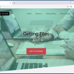Website promoting Getting Files adware 1