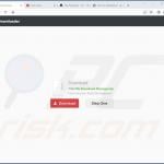 Website promoting File Download Manager adware 2