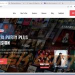 Website promoting a cookie stuffing browser extension (Netflix Party) 2
