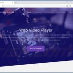 Website used to promote Web Video Player adware (sample 1)