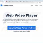 Website used to promote Web Video Player adware (sample 3)