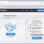 Website promoting Files Converter Free Online adware 1