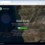 Website used to promote Globe Earth browser hijacker 1