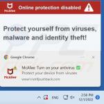 Advertisement delivered by notifpushback[.]com 2