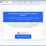 Website promoting Stop AdBlocker adware (sample 4)
