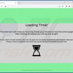 Loading Timer adware official promoter