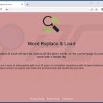 Word Replace And Load adware official page