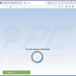 Deceptive website promoting Link Locator adware 1