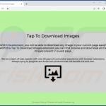 One Click Image Downloader adware official page