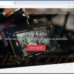 Website promoting Play Audio adware 1