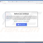 Website used to promote Kryopage browser hijacker (sample 1)