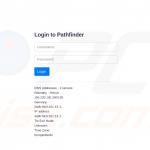 Pathfinder remote access trojan admin panel 7