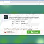 Website used to promote CurrencyTrack browser hijacker