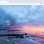 Website used to promote Retro Sunset browser hijacker 2