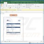 WikiLoader malware spreading Excel document 3