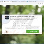 Website used to promote Drop Tab browser hijacker 2