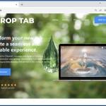 Website used to promote Drop Tab browser hijacker 1