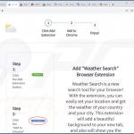 Website used to promote Weather Search browser hijacker 2