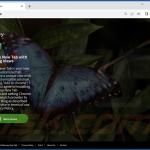 Website used to promote Naturey New Tab browser hijacker 1