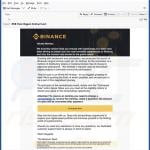 BNB Chain Airdrop scam promoting spam email 2