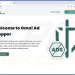 Website promoting Omni Ad Stopper adware 1
