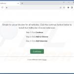 Website promoting Ace AdBlocker adware 2