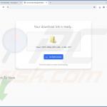 Website used to promote SpeedyLook browser hijacker